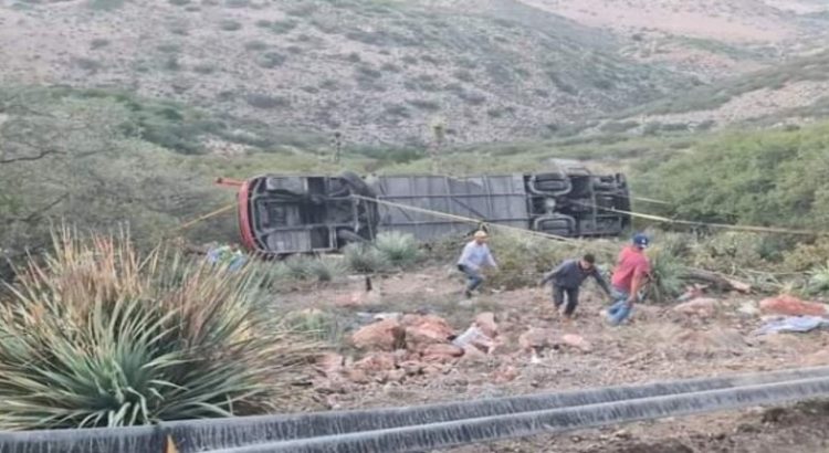 9 las víctimas del accidente en la carretera San Luis Potosí-Lagos