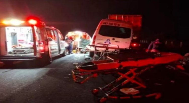 Se reportan al menos 10 muertos por un choque en la carretera a Rioverde, San Luis Potosí
