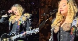 Madonna rompe en llanto durante su concierto en México
