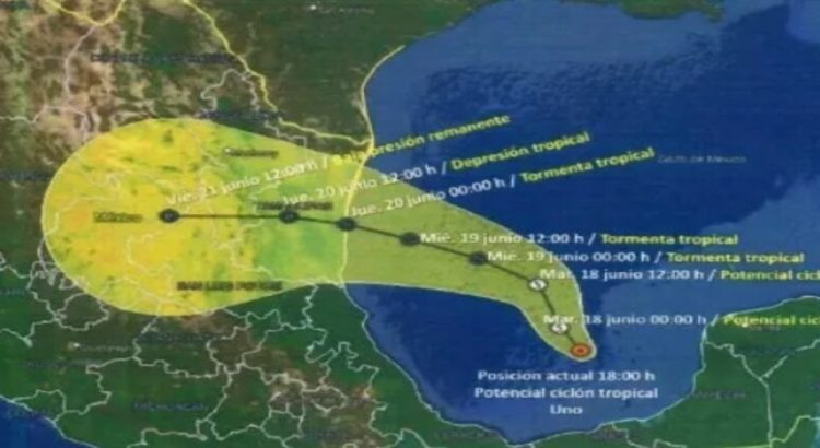 El estado vigila el sistema ciclónico por el pronóstico de lluvias en SLP