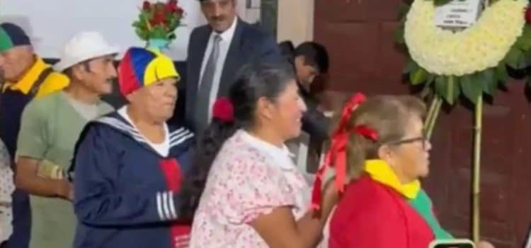 Le dieron el último adiós con funeral temático de El Chavo del Ocho