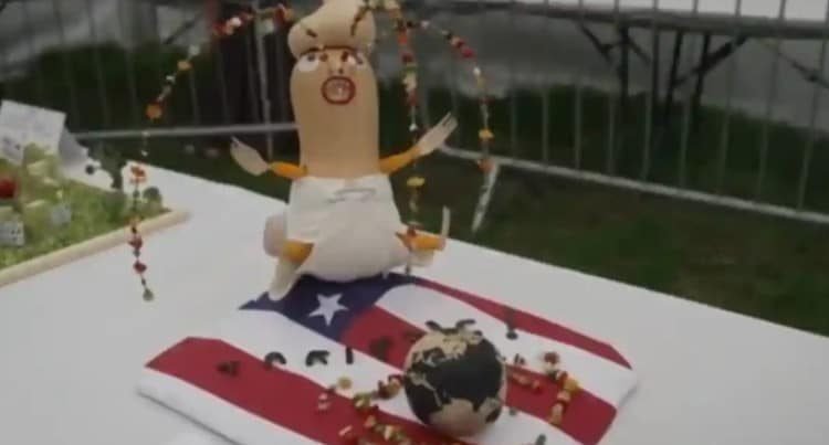 Mandaron a Trump a la… verdura