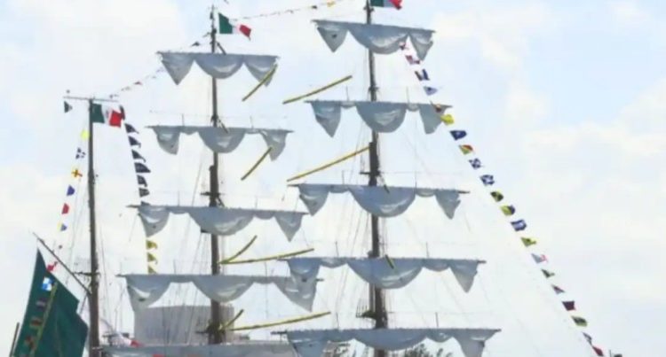 Regresa a Veracruz el Buque Escuela Cuauhtémoc Regresa a Veracruz el Buque Escuela Cuauhtémoc